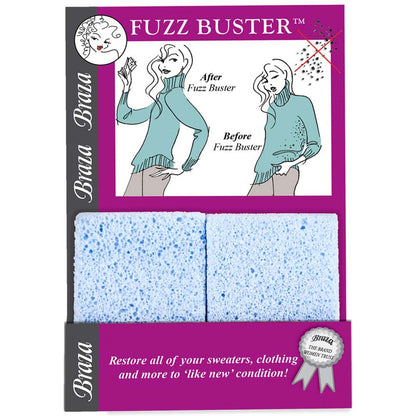 Fuzz Buster Pumice Stone Sweater Saver Removes Pilling on Clothes