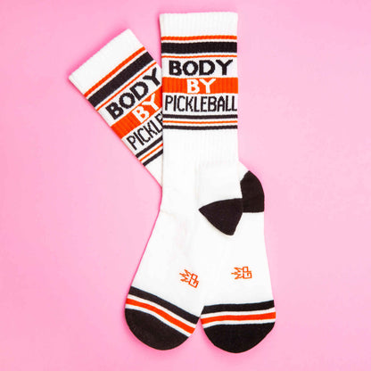 Body by Pickleball, Unisex Gym Crew Socks (Made in the USA)