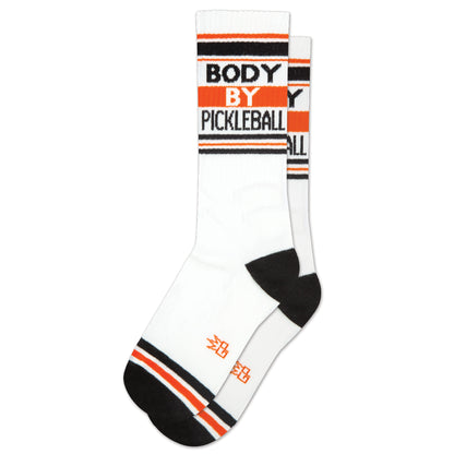 Body by Pickleball, Unisex Gym Crew Socks (Made in the USA)