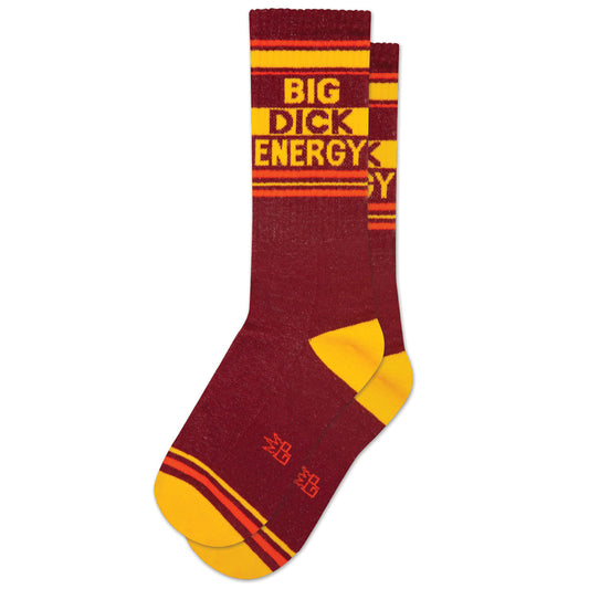 Big Dick Energy, Unisex Gym Crew Socks (Made in the USA)