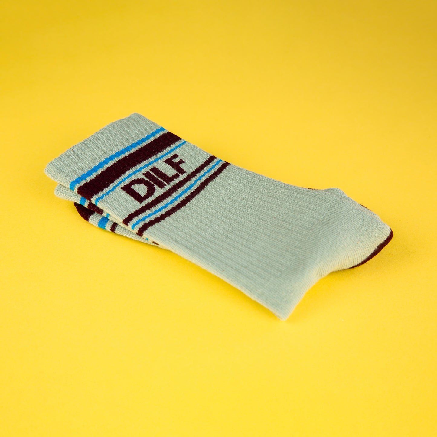 DILF, Unisex Gym Crew Socks (Made in the USA)