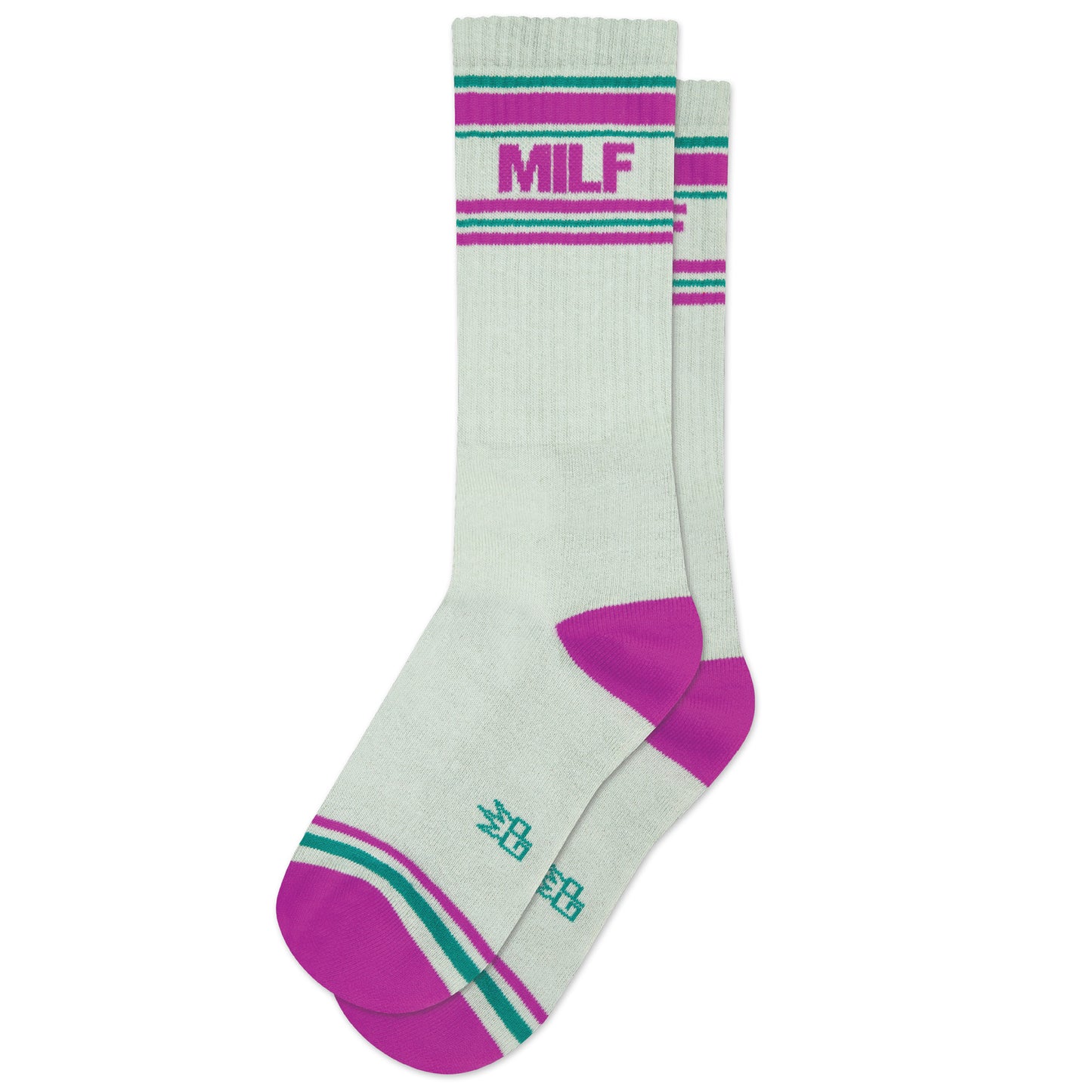 MILF, Unisex Gym Crew Socks (Made in the USA)