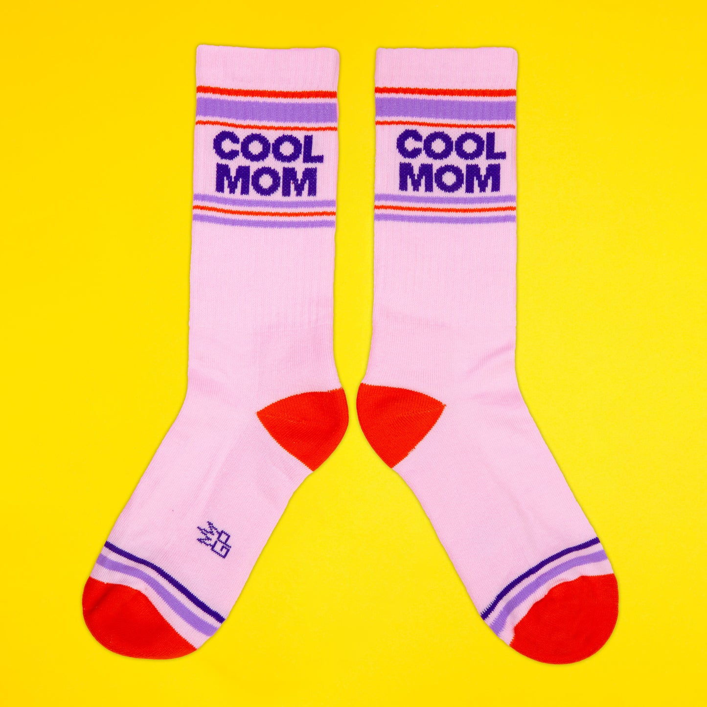 COOL MOM, Unisex Gym Crew Socks (Made in the USA)