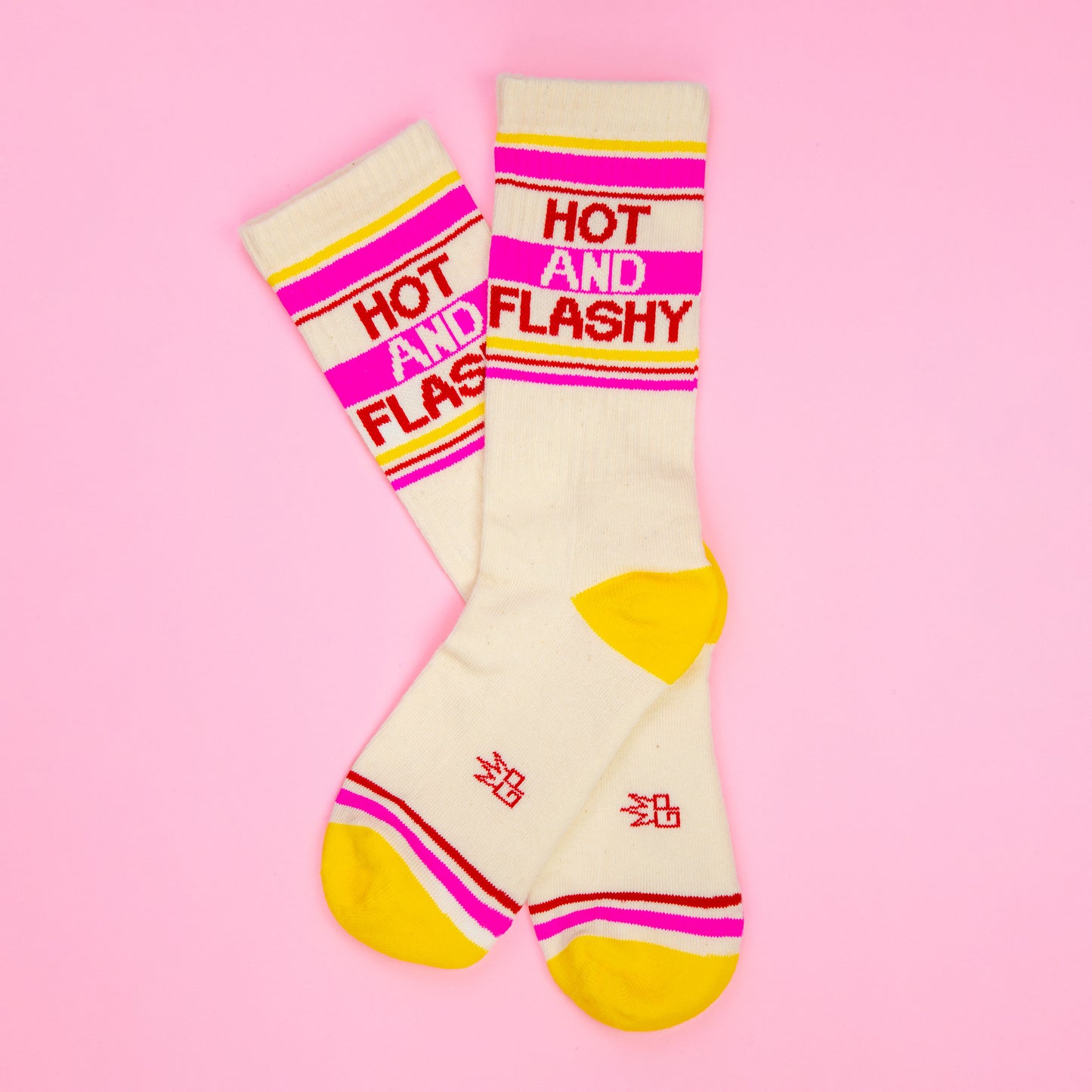 HOT AND FLASHY, Unisex Gym Crew Socks (Made in the USA)