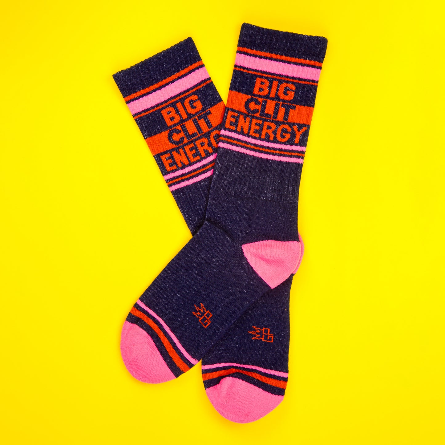 Big Clit Energy, Unisex Gym Crew Socks (Made in the USA)