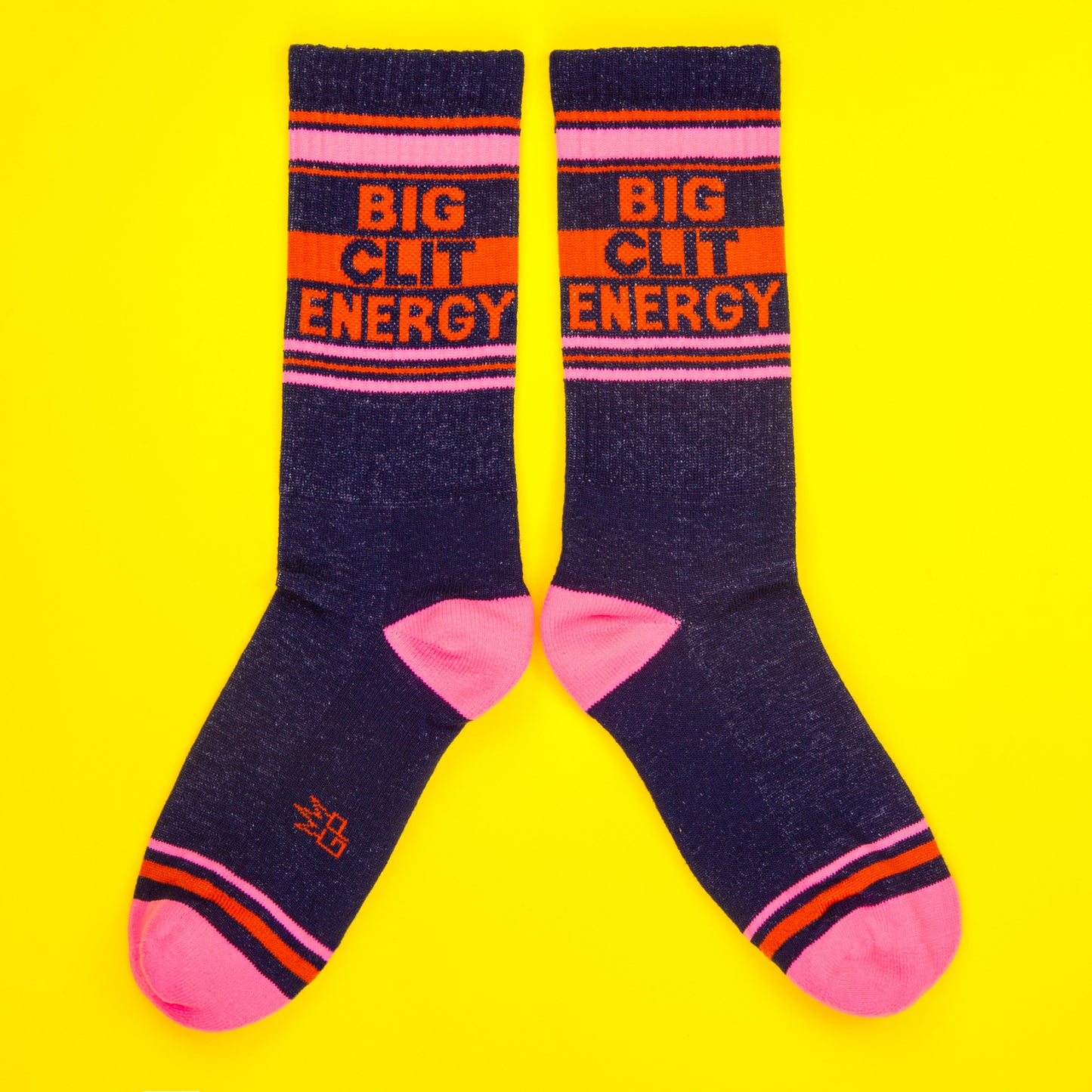 Big Clit Energy, Unisex Gym Crew Socks (Made in the USA)