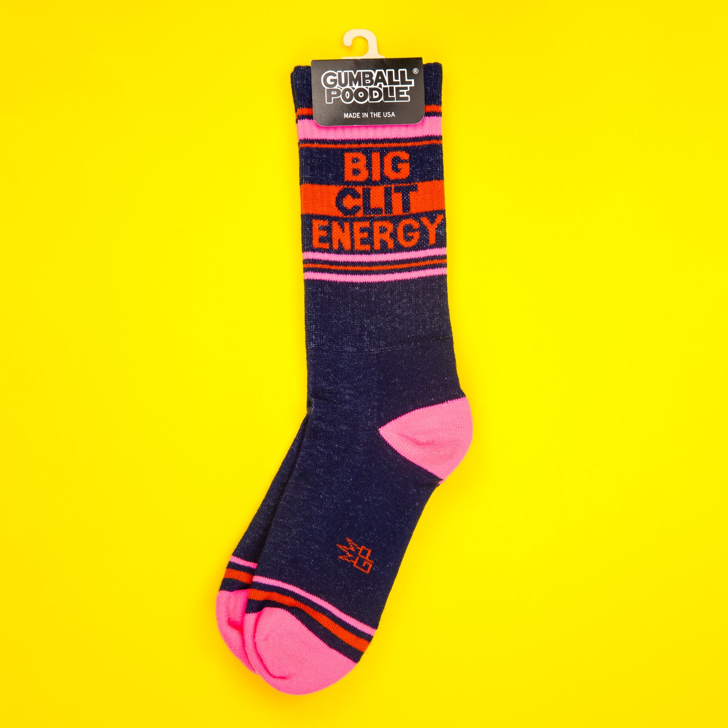 Big Clit Energy, Unisex Gym Crew Socks (Made in the USA)