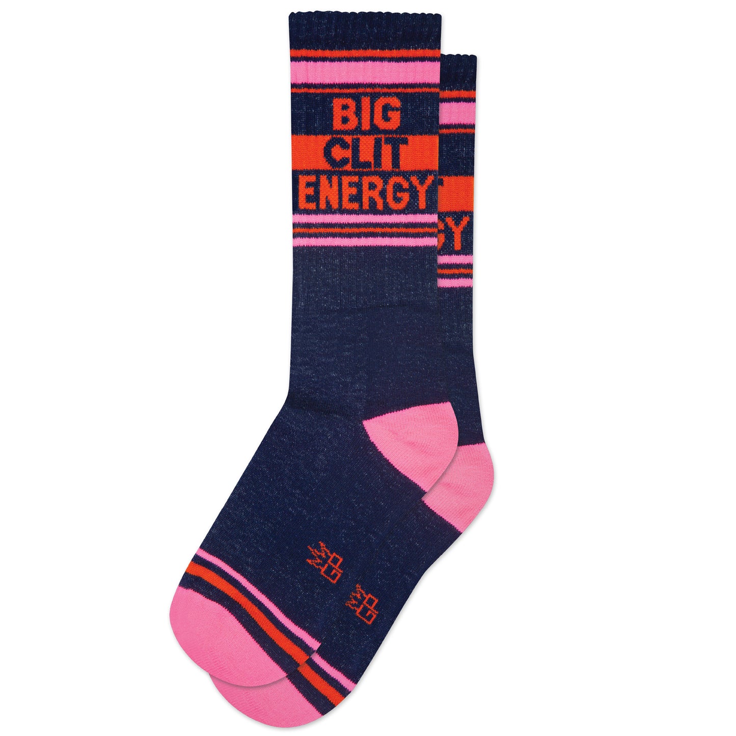 Big Clit Energy, Unisex Gym Crew Socks (Made in the USA)