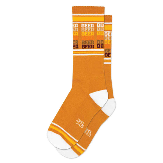 Beer, Unisex Gym Crew Socks (Made in the USA)