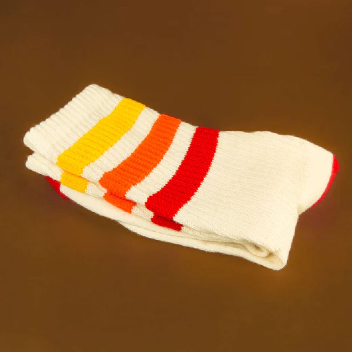 Tiger - Retro Gym Crew Socks For Men, Women and Teens, Unisex Gym Crew Socks ( Made in the USA )