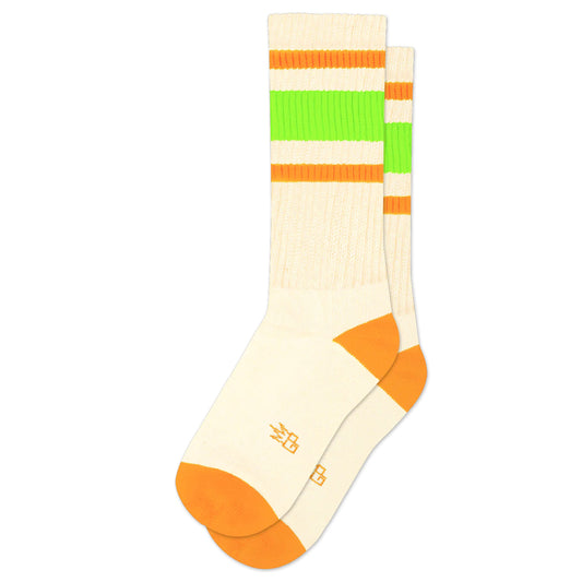 Bobby - Retro Gym Crew Socks For Men, Women and Teens, Unisex Gym Crew Socks ( Made in the USA )