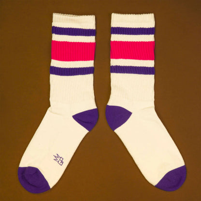 Jan - Retro Novelty Gift Socks for Men, Women and Teens, Unisex Gym Crew Socks (Made in the USA)