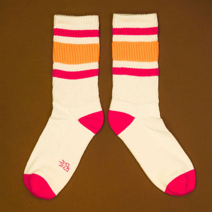 Cindy - Retro Gym Crew Socks For Men, Women and Teens, Unisex Gym Crew Socks ( Made in the USA )