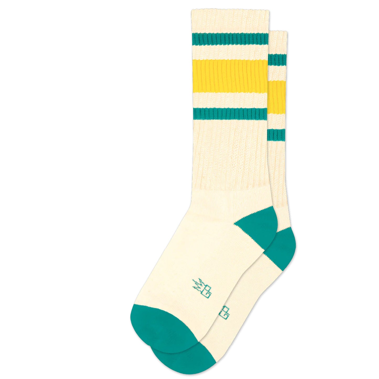 Carol - Retro Gym Crew Socks For Men, Women and Teens, Unisex Gym Crew Socks ( Made in the USA )