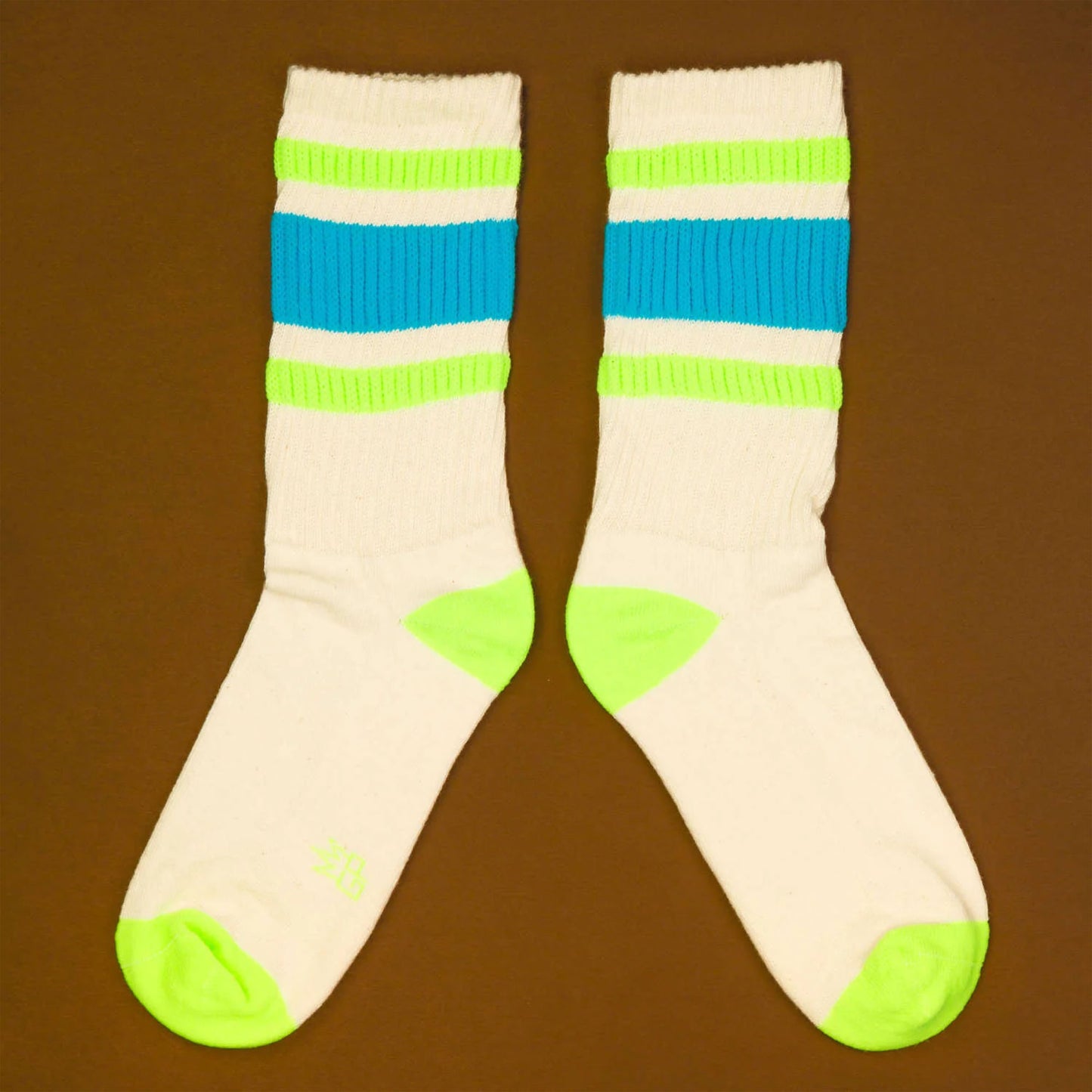 Peter - Retro Gym Crew Socks For Men, Women and Teens, Unisex Gym Crew Socks ( Made in the USA )