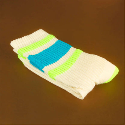 Peter - Retro Gym Crew Socks For Men, Women and Teens, Unisex Gym Crew Socks ( Made in the USA )