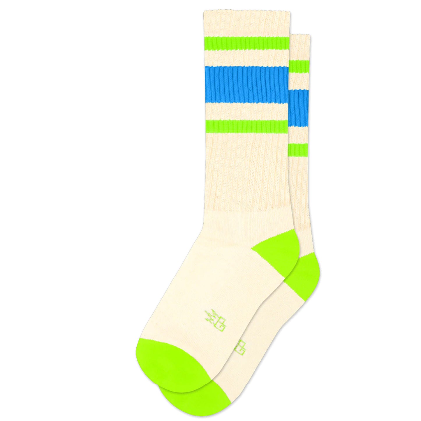 Peter - Retro Gym Crew Socks For Men, Women and Teens, Unisex Gym Crew Socks ( Made in the USA )