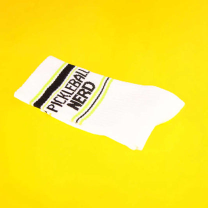 Pickleball Nerd, Unisex Gym Crew Socks (Made in the USA)