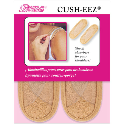 Braza Cush-Eez Bra Strap Cushions, Plush Shoulder Cushion Pads