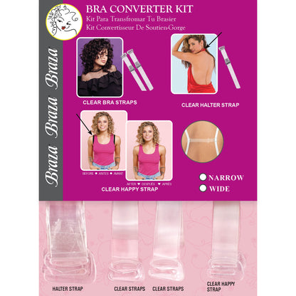 Bra Strap Galore (4 Pc Set) Silicone Straps ( BRA CONVERTER KIT )