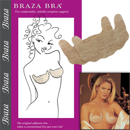 Braza Bra - Self Adhesive Strapless Bra 5 Pairs (Made in USA)