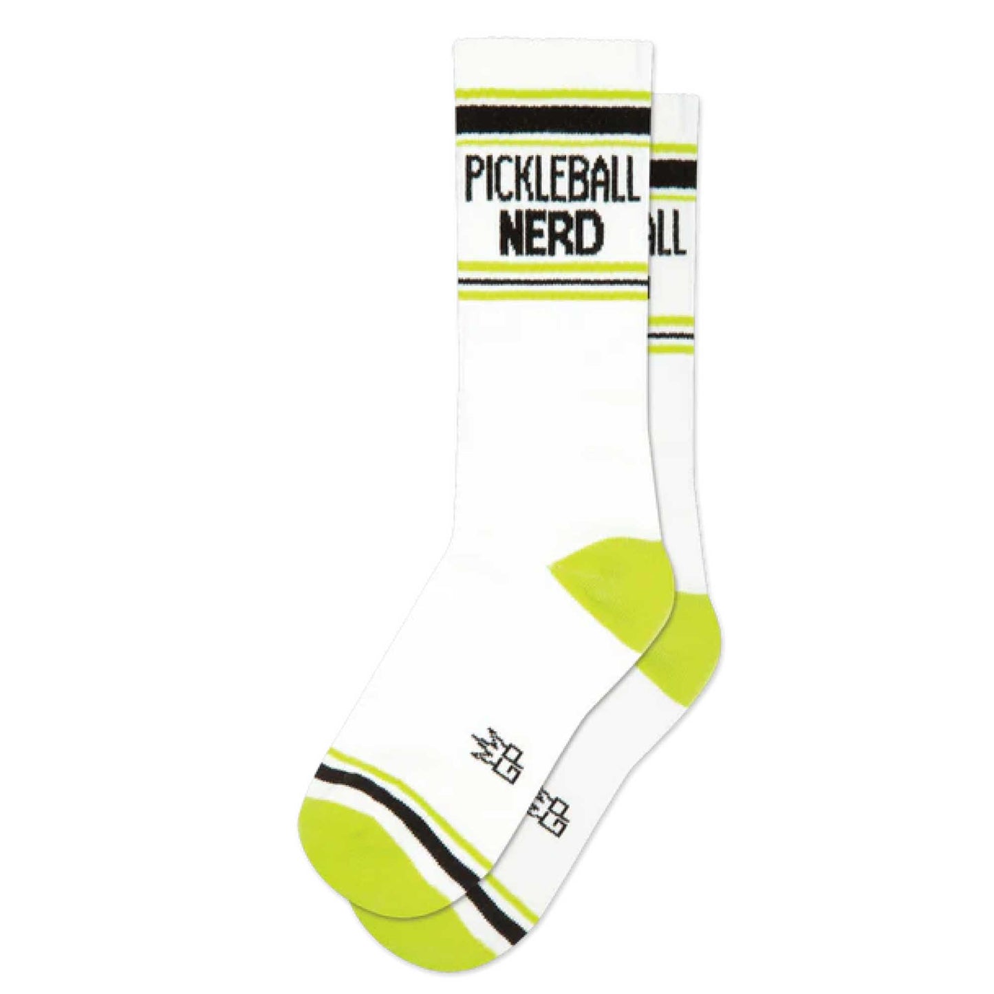 Pickleball Nerd, Unisex Gym Crew Socks (Made in the USA)