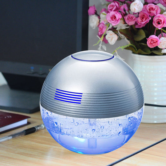 Uroma Water Based Air Humidifiers, Air Cleaner For Smoke Pollen, Air Purifiers Air Cleaner For Bedroom Office Living Room, 7 Color Changing