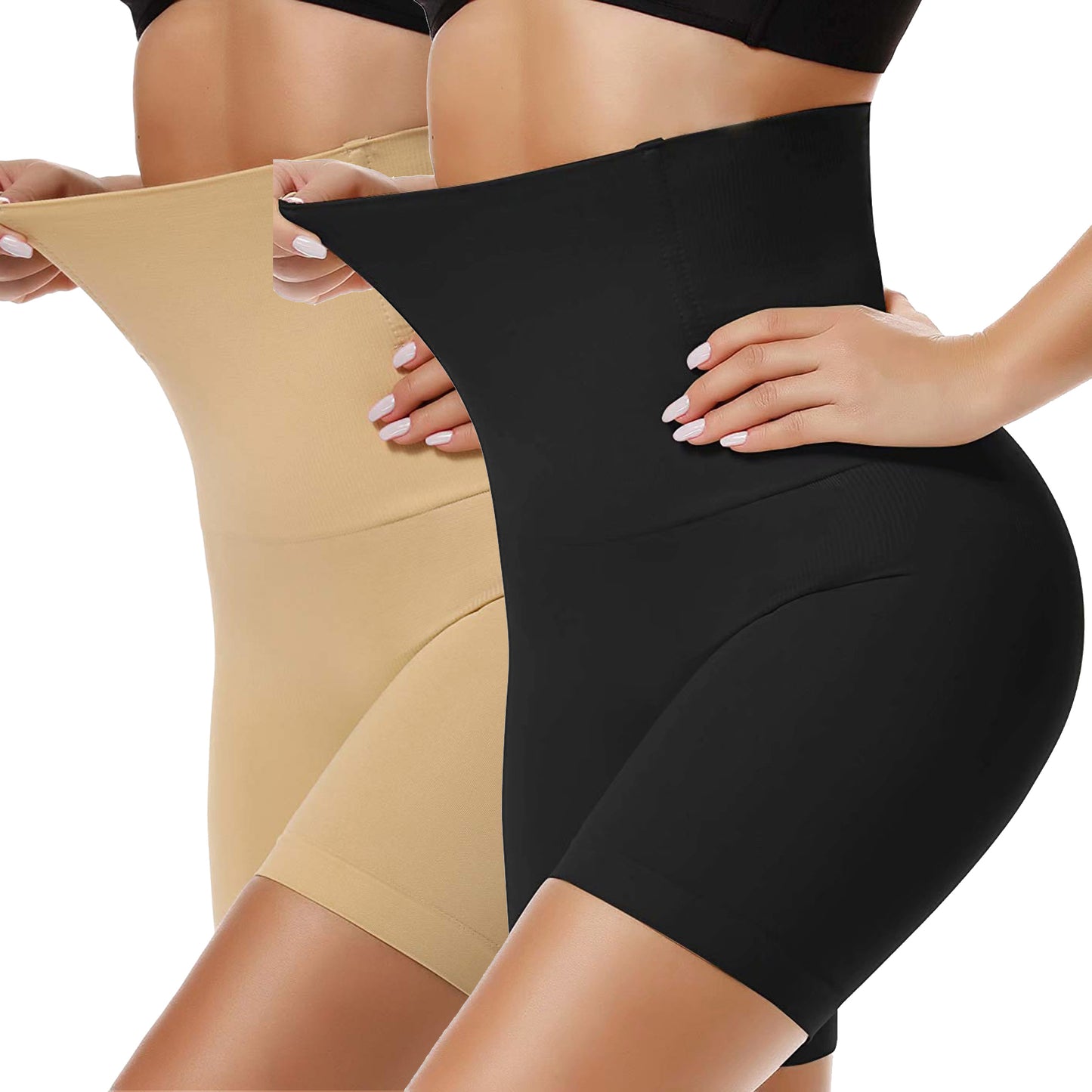 Valencia Hi-Waist Flatten Tummy Waist Cincher Boyshorts Shapewear