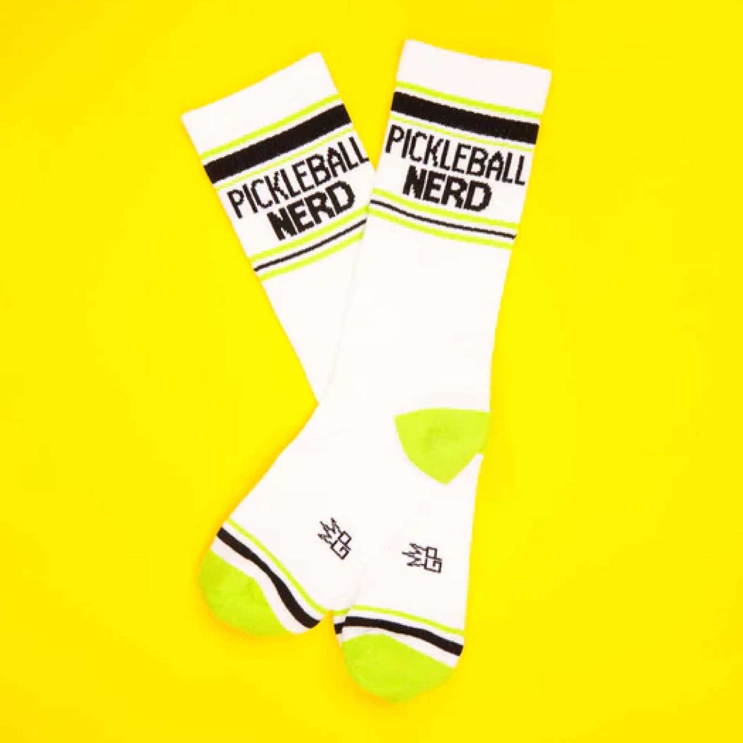 Pickleball Nerd, Unisex Gym Crew Socks (Made in the USA)